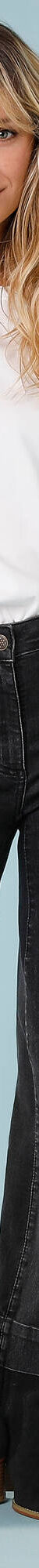 Jean taille haute Spécial Petites entrej. 60 cm, coupe large 7/8ème (noir) Jean taille haute Spécial Petites entrej. 60 cm, coupe large 7/8ème (noir)